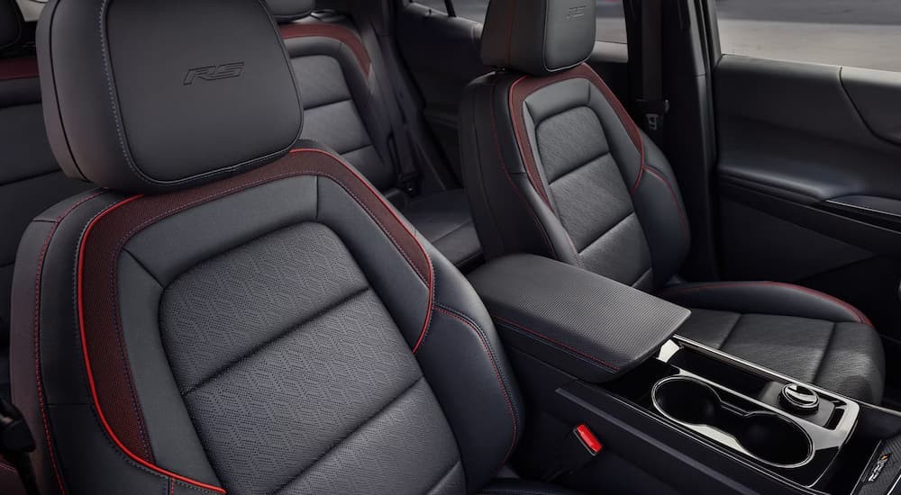Black interior in a 2026 Chevy Equinox RS.