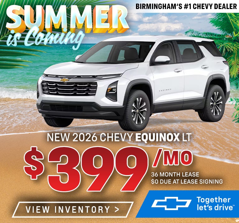 2026 Equinox LT $399 a month for 36 month lease