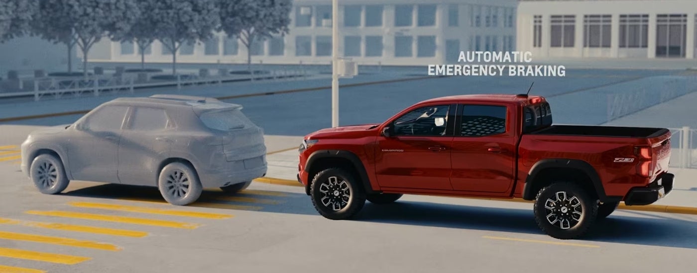 Forward emergency breaking in a 2026 Chevy Colorado