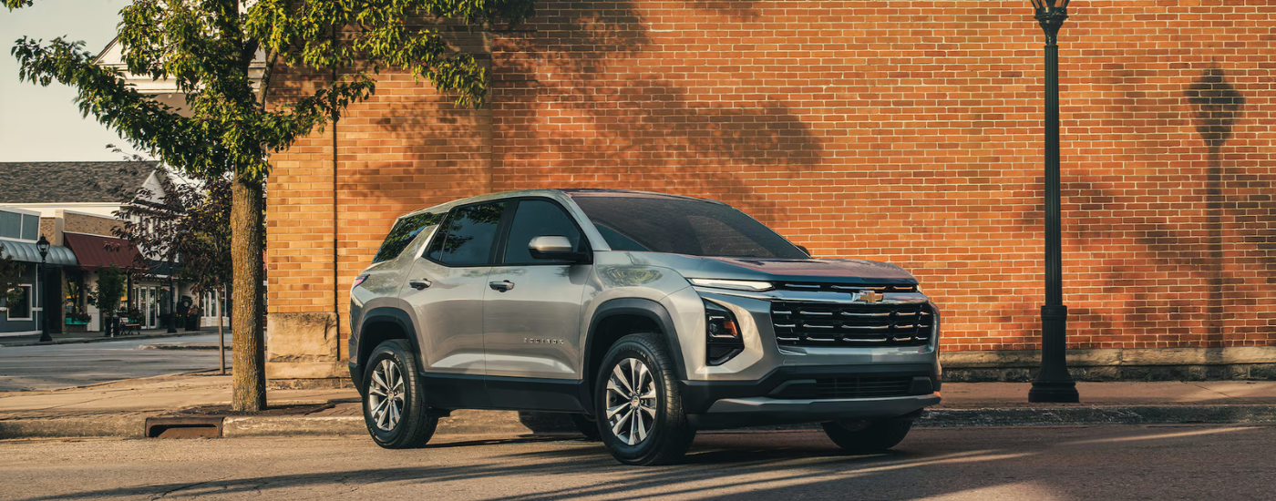 Grey 2026 Chevy Equinox parked for sale in Pelham