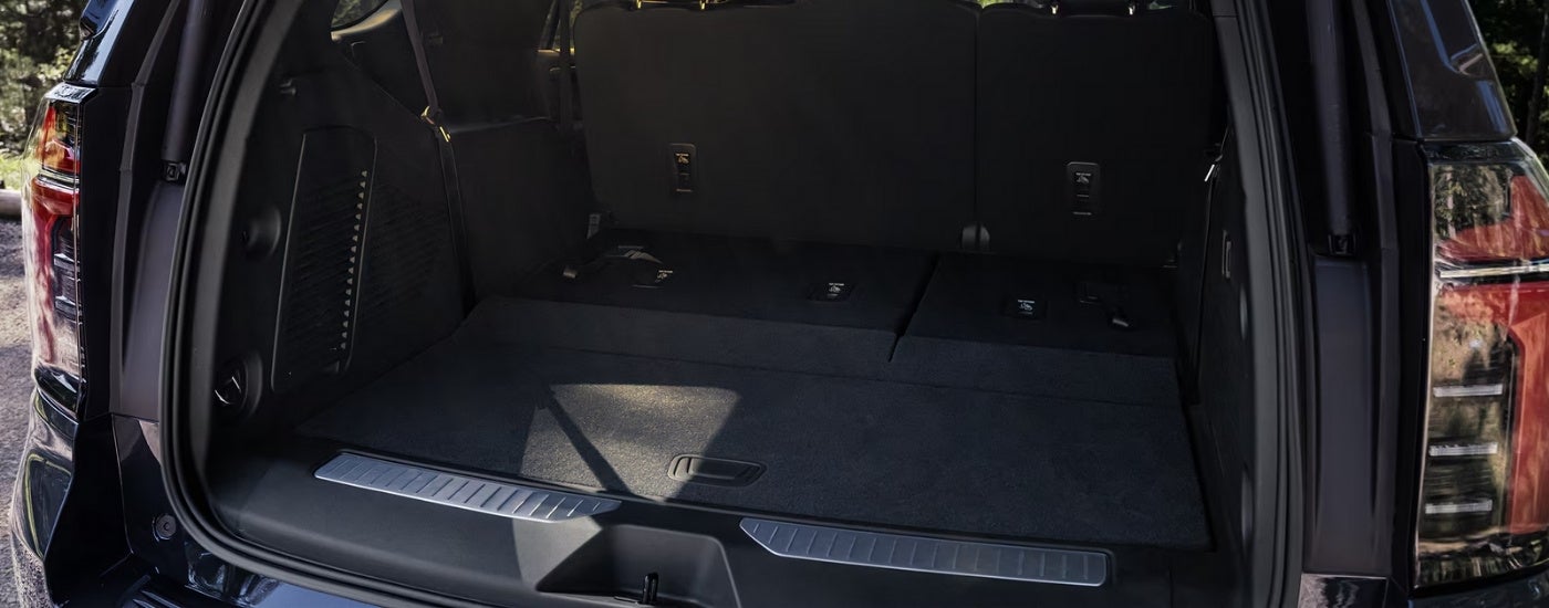 Empty trunk in a 2026 Chevy Tahoe Z71