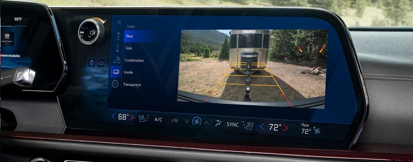 Infotainment system in a 2026 Chevy Traverse